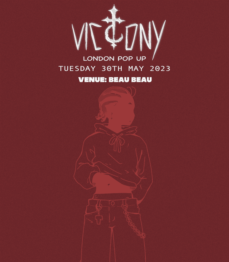 Victony london pop-off poster