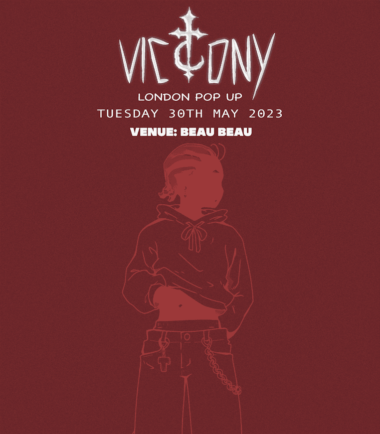 Victony london pop-off poster